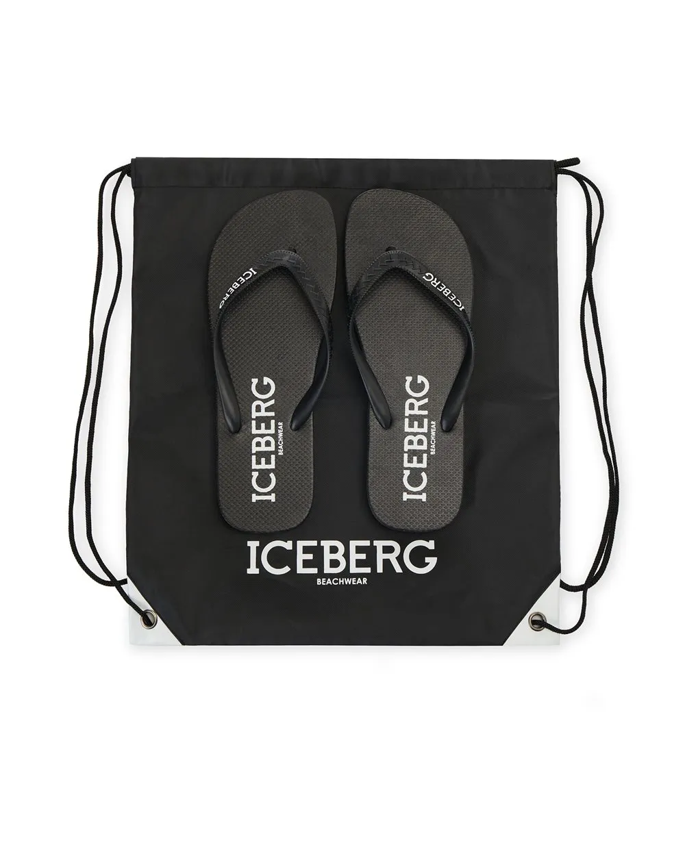 Flip-flops with logo