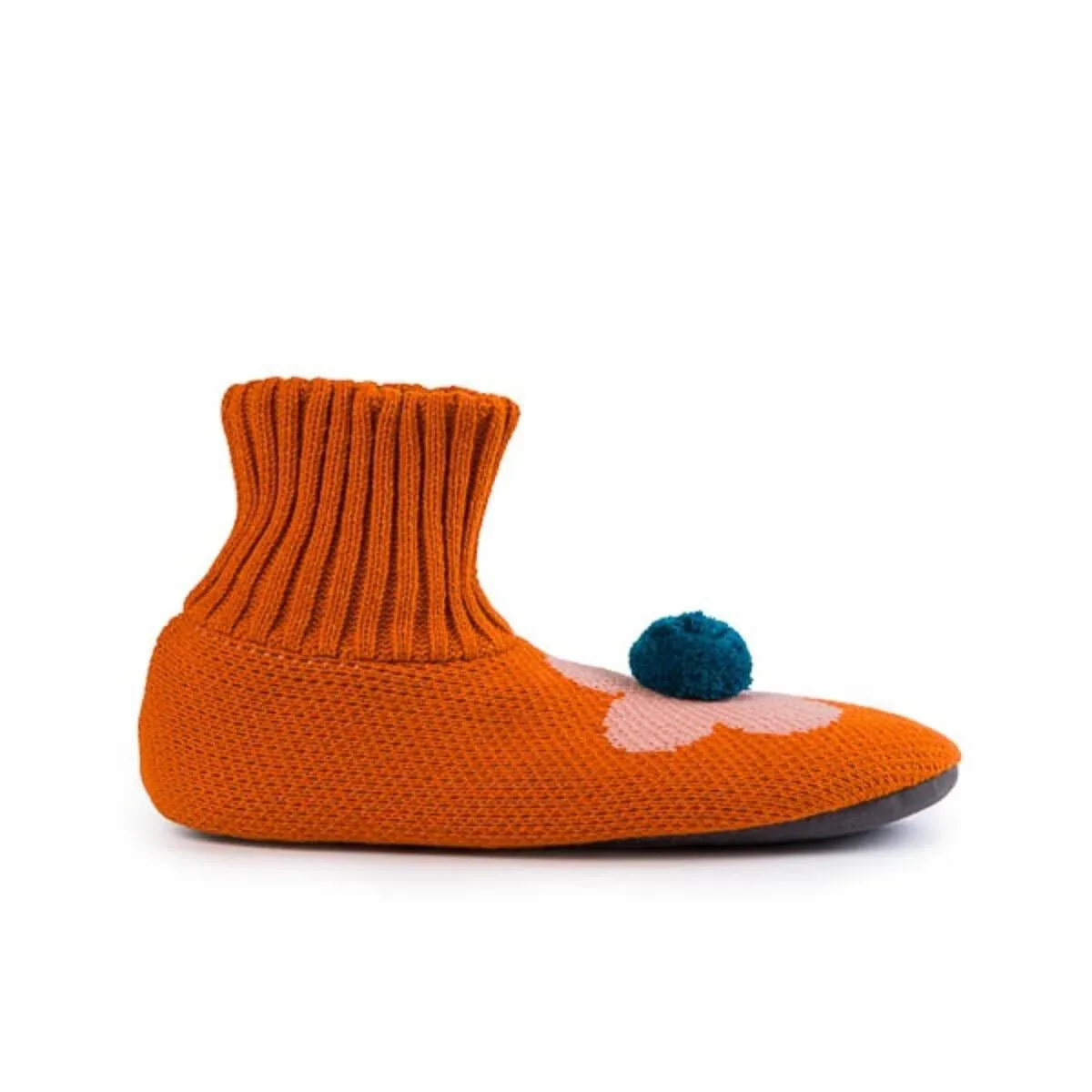 Flower Power Knit Sock Slippers: Scooby