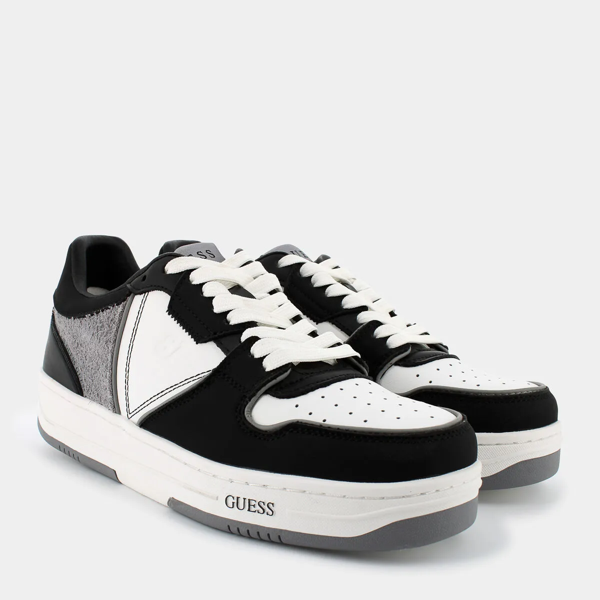 FMPANCANCONA LOWGREY/WHITE/BLACK- SNEAKERS