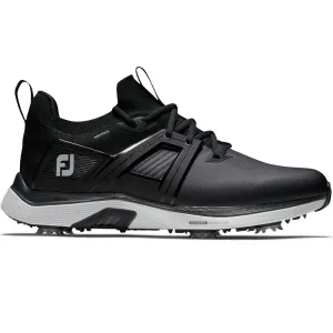 FootJoy Hyperflex Carbon Spiked Waterproof Shoes - Black/White/Grey