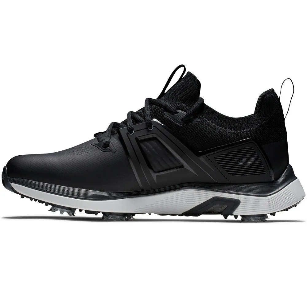 FootJoy Hyperflex Carbon Spiked Waterproof Shoes - Black/White/Grey