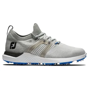 FootJoy Hyperflex Spiked Shoes - Grey/White/Blue