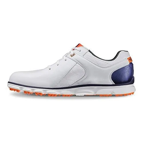 FootJoy Men's Pro/SL-Previous Season Style Golf Shoes White 11.5 W Navy/Orange, US