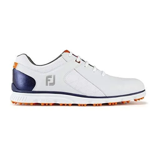 FootJoy Men's Pro/SL-Previous Season Style Golf Shoes White 11.5 W Navy/Orange, US