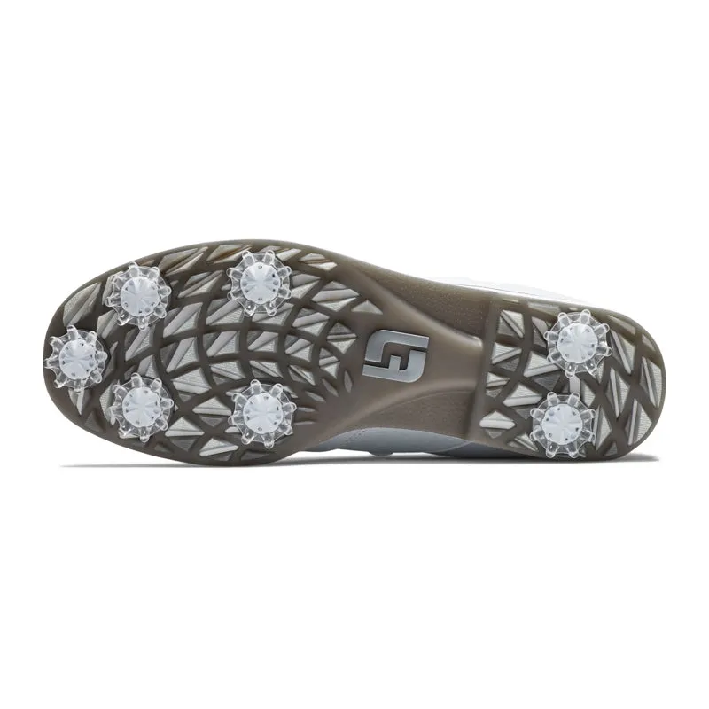 FOOTJOY Premiere Issette Women's Spikeless Shoes (White/Silver)