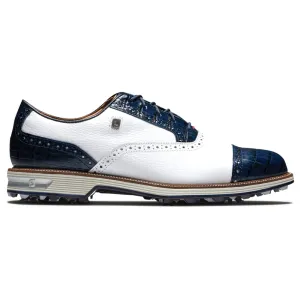 FootJoy Premiere Series Tarlow Spiked Waterproof Shoe - White/Navy