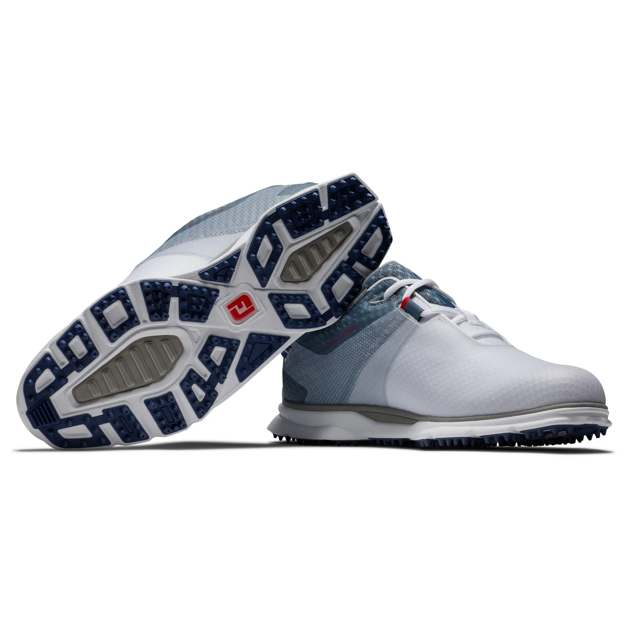 FootJoy Pro|SL Sport Golf Shoes 53854 White/Blue Fog (Previous Season Style)