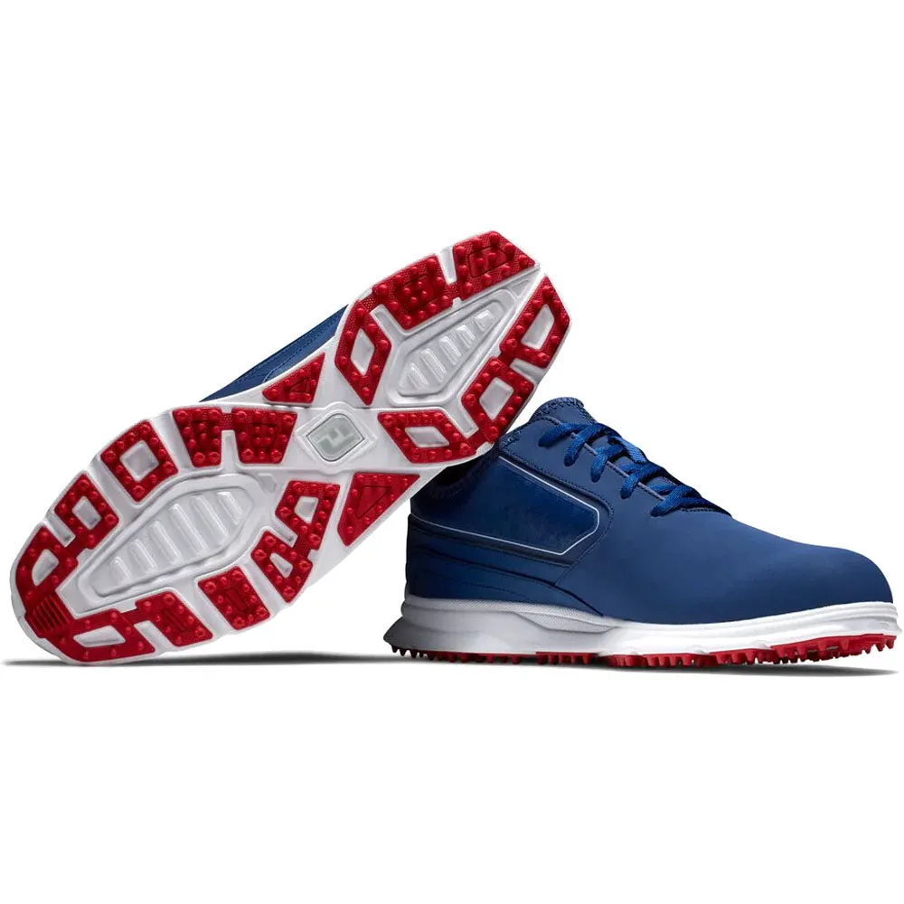 FootJoy SuperLites XP Spikeless Waterproof Shoes - Navy/Red