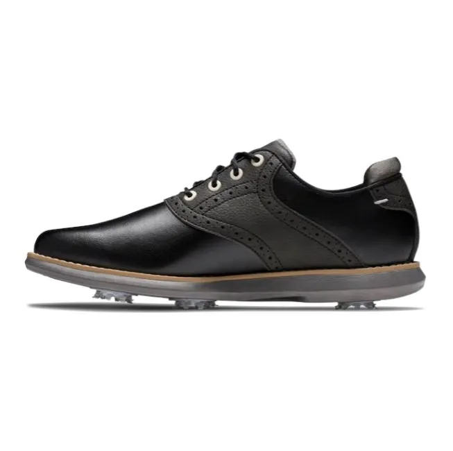 FootJoy Traditions Women's Golf Shoes Black/Black/Grey 97905