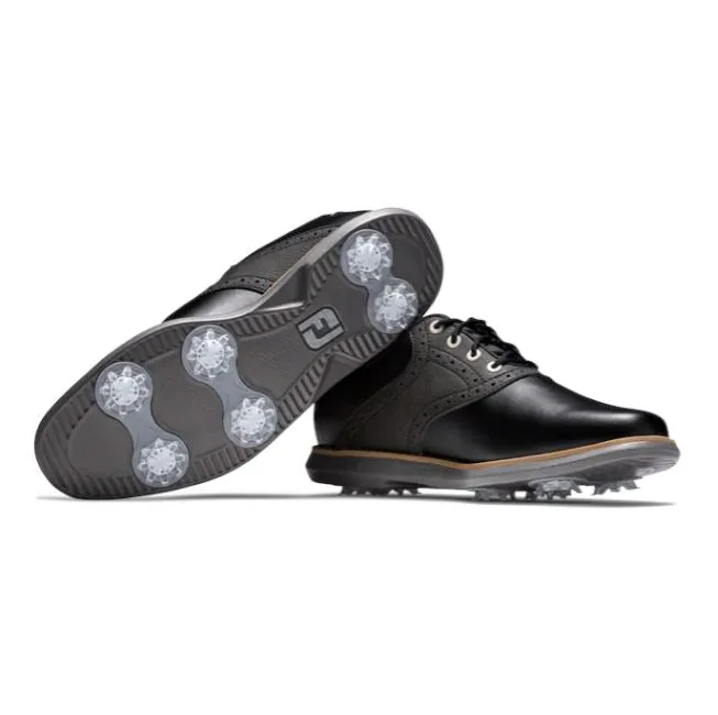 FootJoy Traditions Women's Golf Shoes Black/Black/Grey 97905