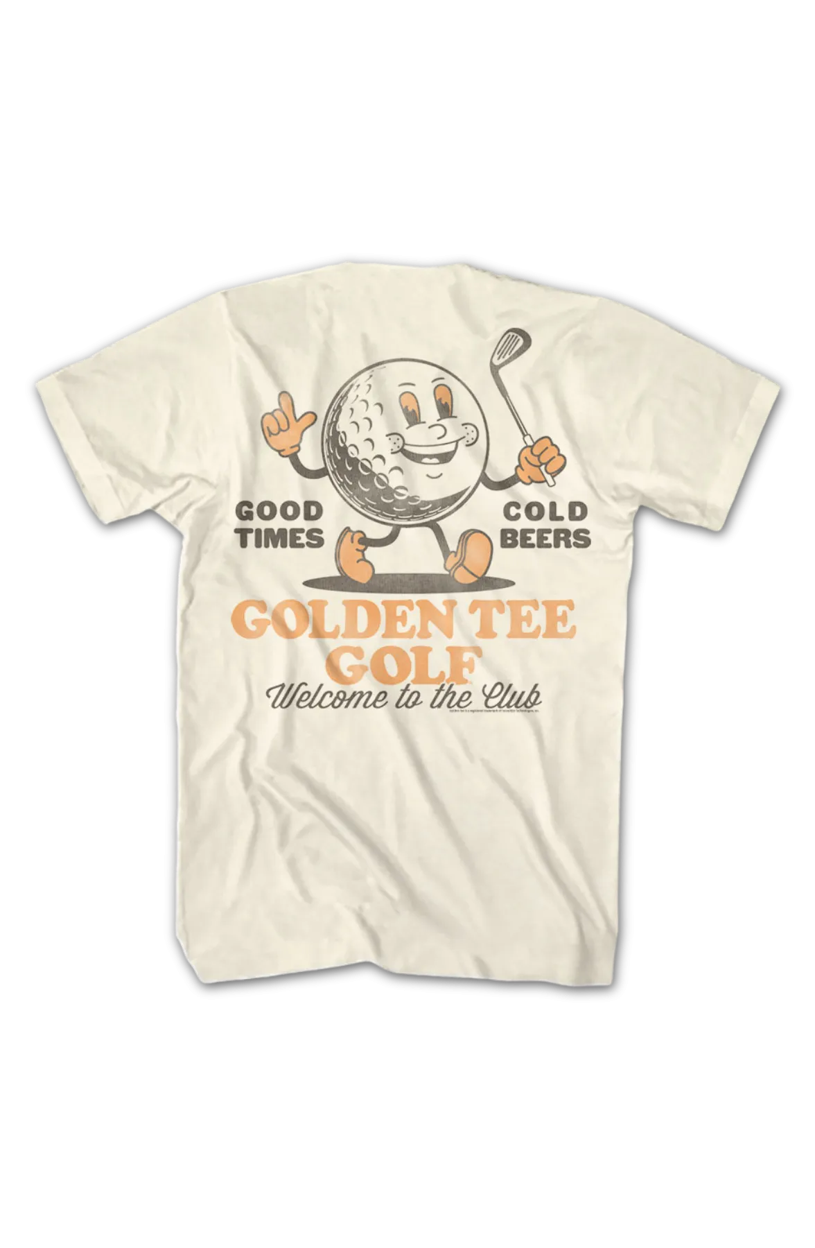 Front & Back Good Times Cold Beers Golden Tee Golf T-Shirt