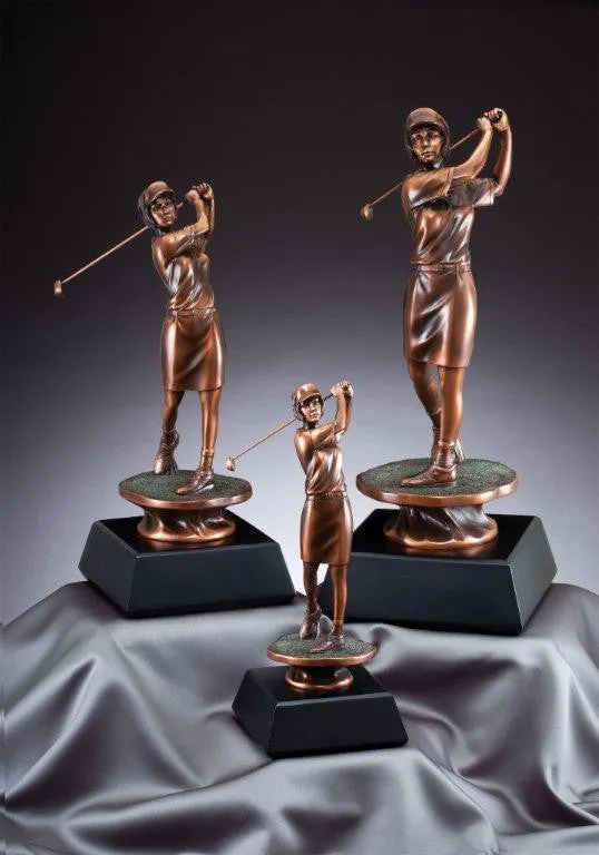 Gallery Resin Golf Swing, Female 14 inch or  17 inch or  21 inch