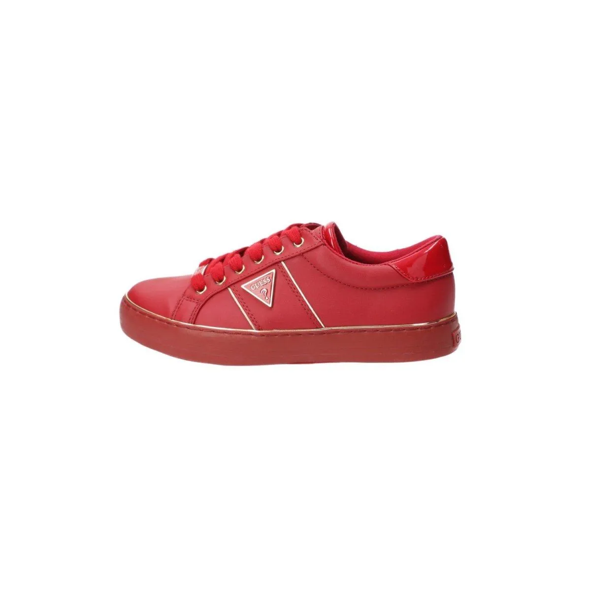 Guess Los Angeles Low-Top Sneakers Fabric Red Colour For Women