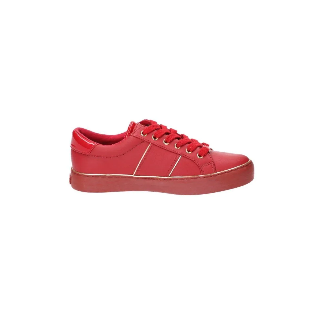 Guess Los Angeles Low-Top Sneakers Fabric Red Colour For Women