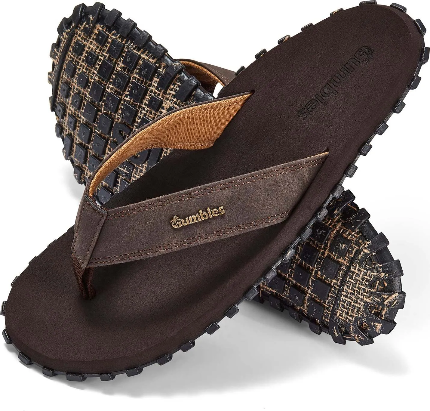 Gumbies Vegovert Flip-Flops Brown | Buy Gumbies Vegovert Flip-Flops Brown here | Outnorth