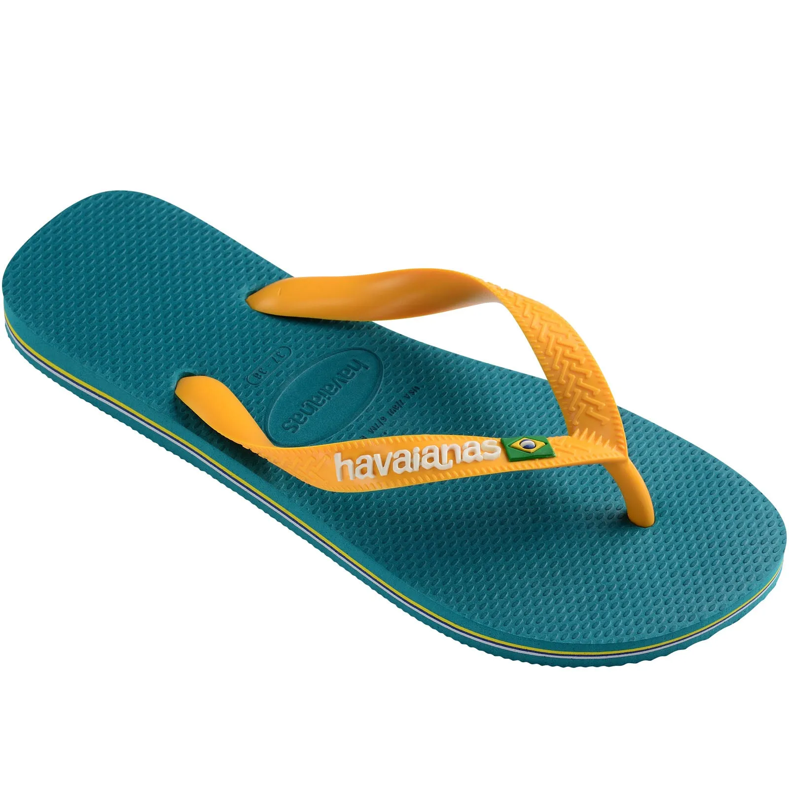 Havaianas Brasil Logo Flip Flops