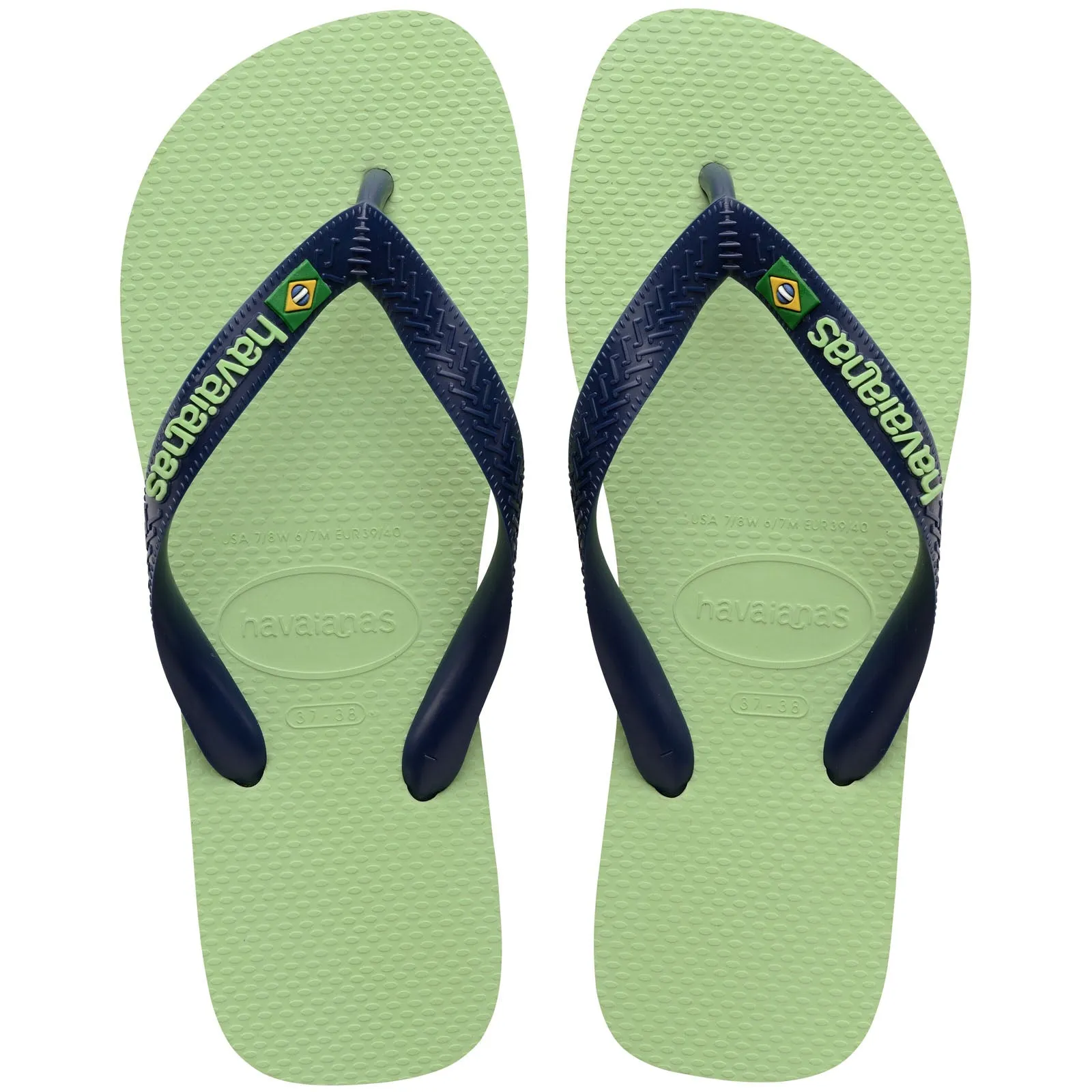 Havaianas Brasil Logo Flip Flops