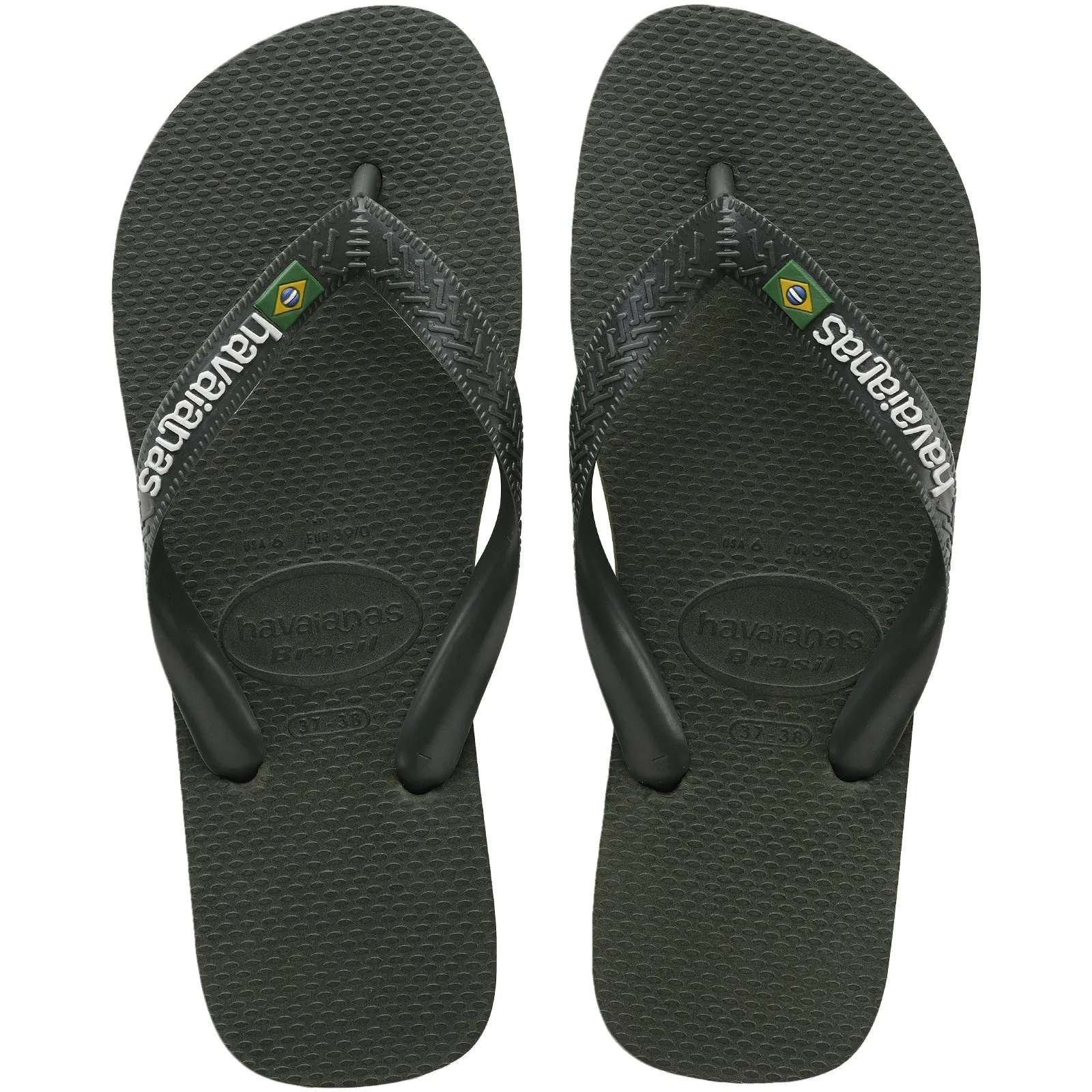 Havaianas Brasil Logo Flip Flops