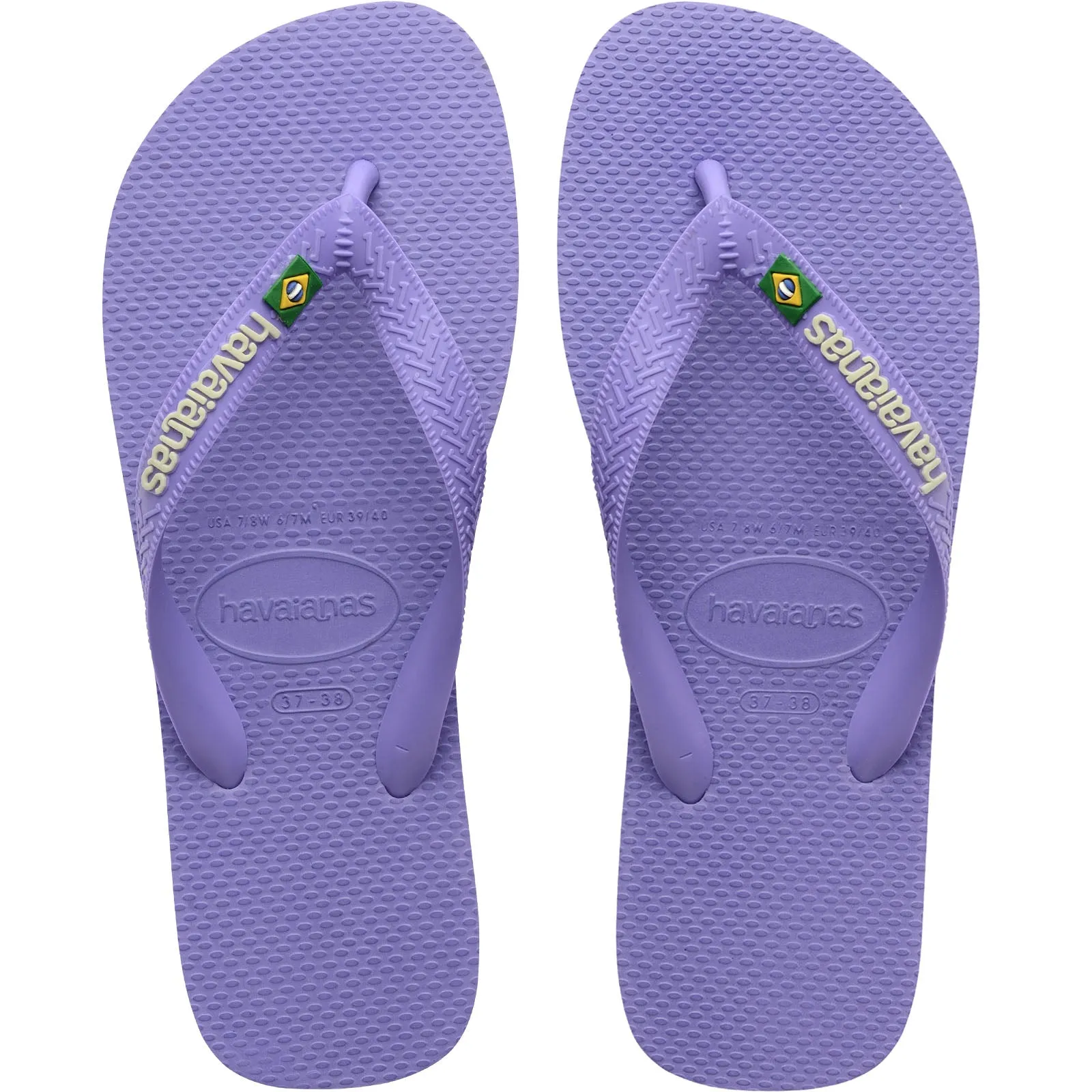 Havaianas Brasil Logo Flip Flops