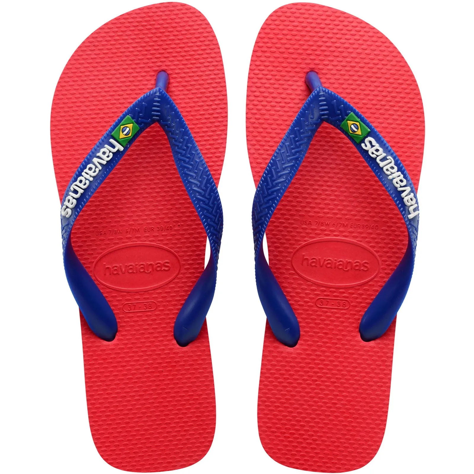 Havaianas Brasil Logo Flip Flops