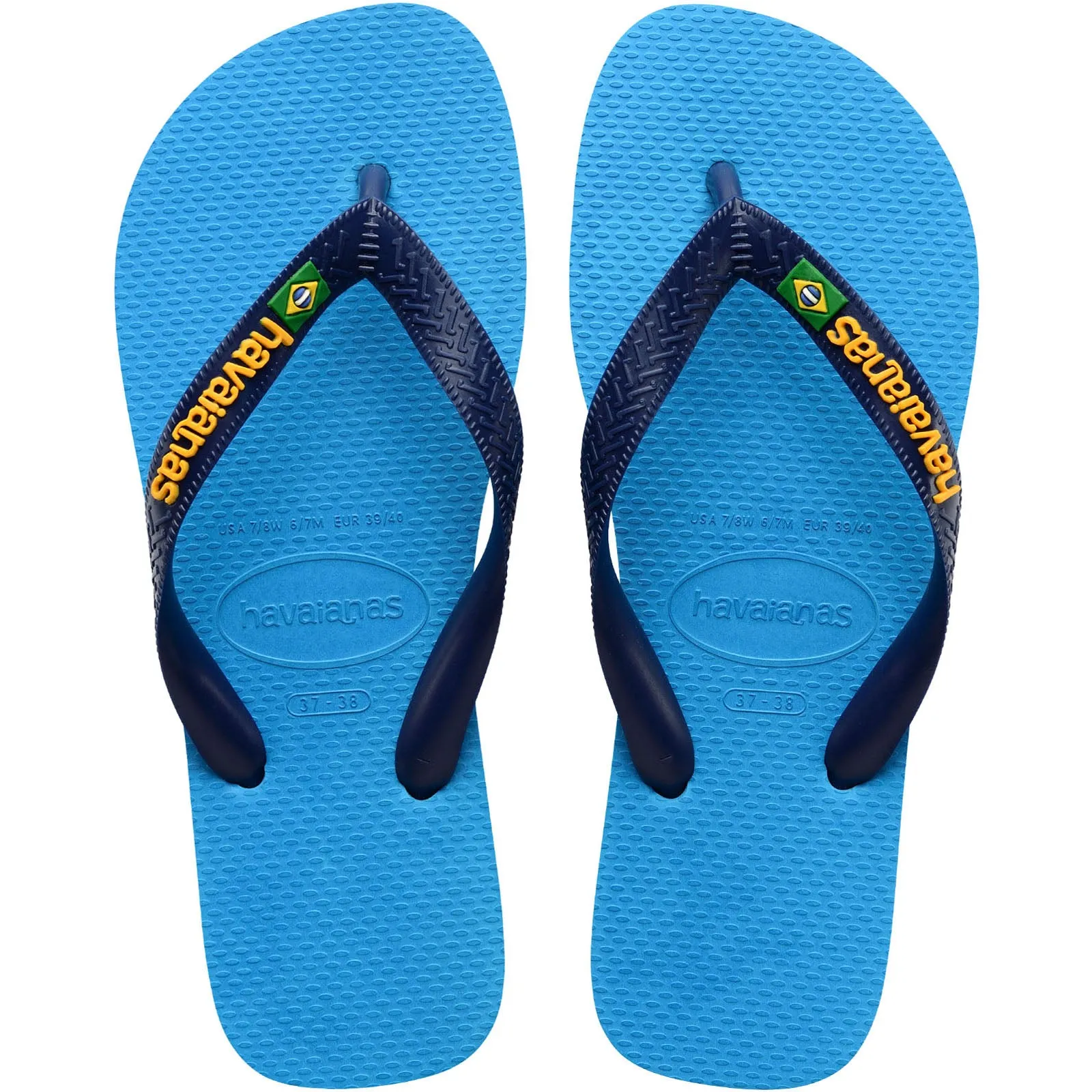 Havaianas Brasil Logo Flip Flops