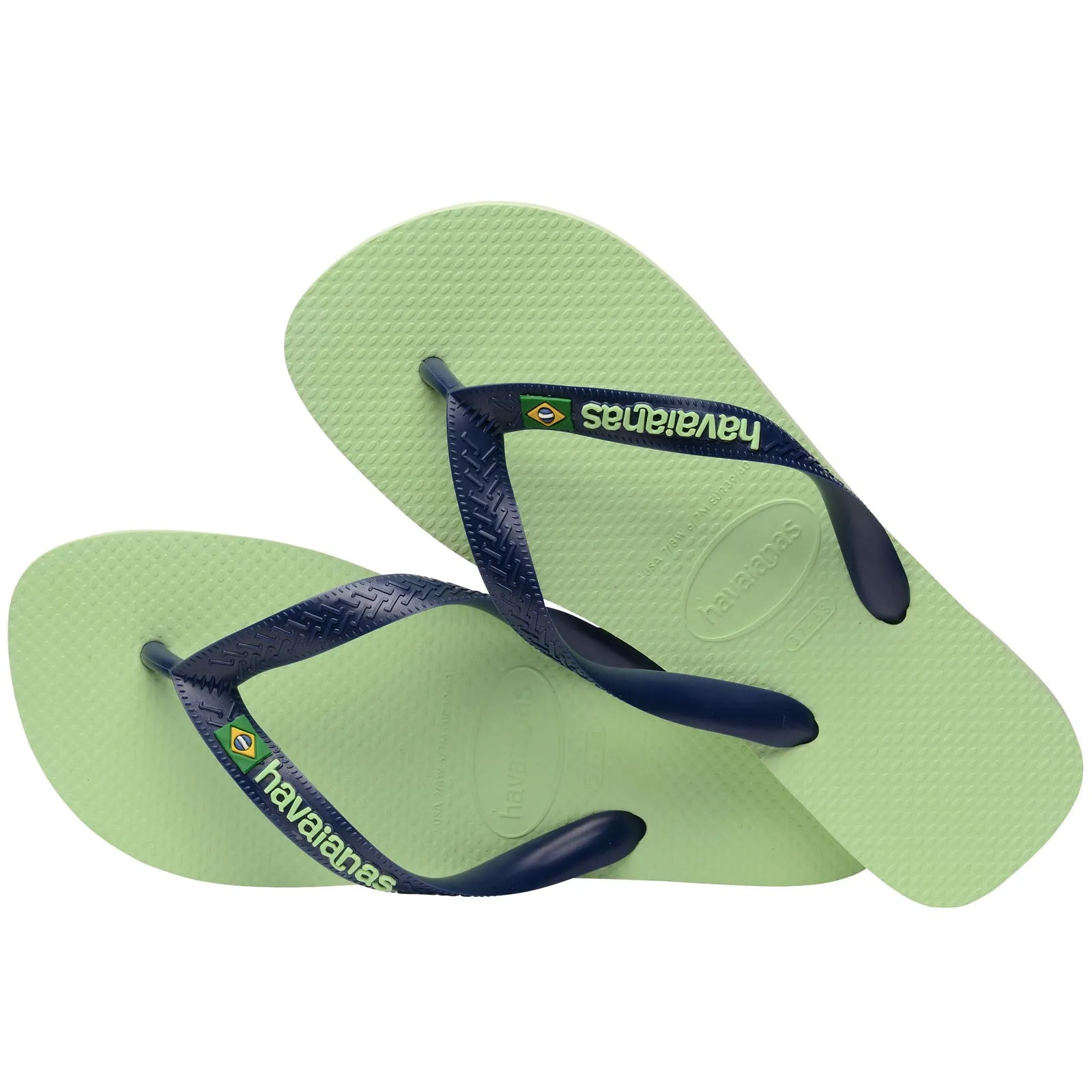 Havaianas Brasil Logo Flip Flops