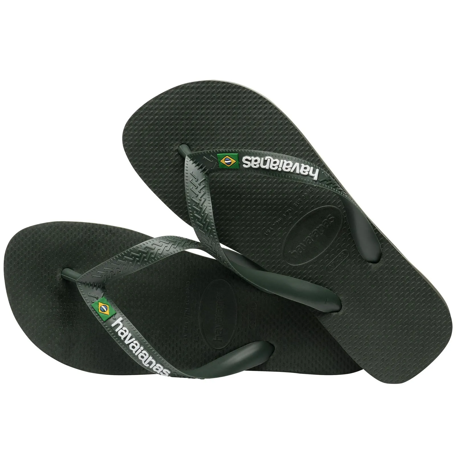 Havaianas Brasil Logo Flip Flops