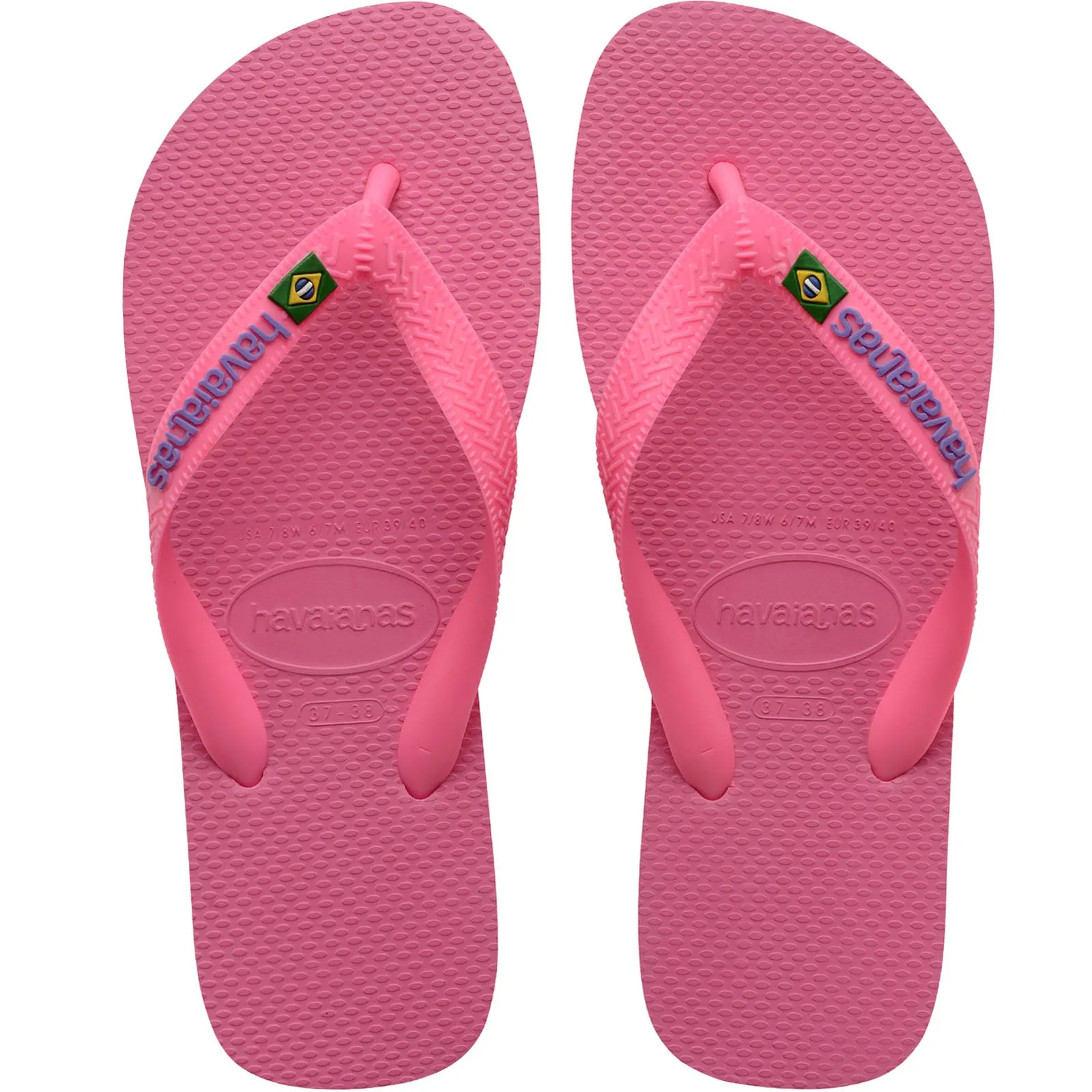 Havaianas Brasil Logo Flip Flops