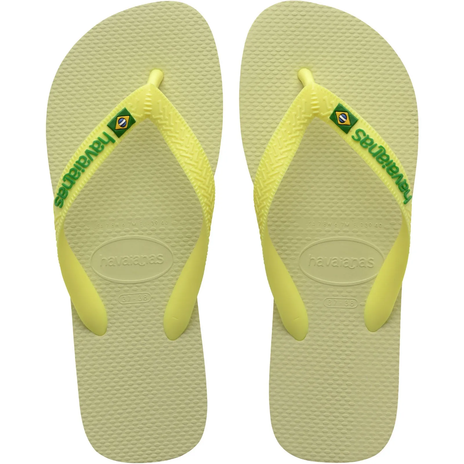 Havaianas Brasil Logo Flip Flops