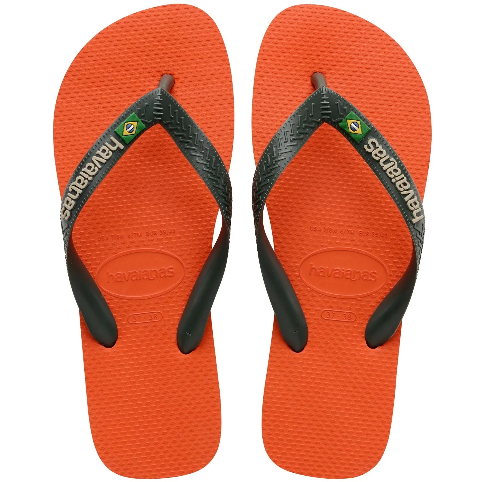 Havaianas Brasil Logo Flip Flops