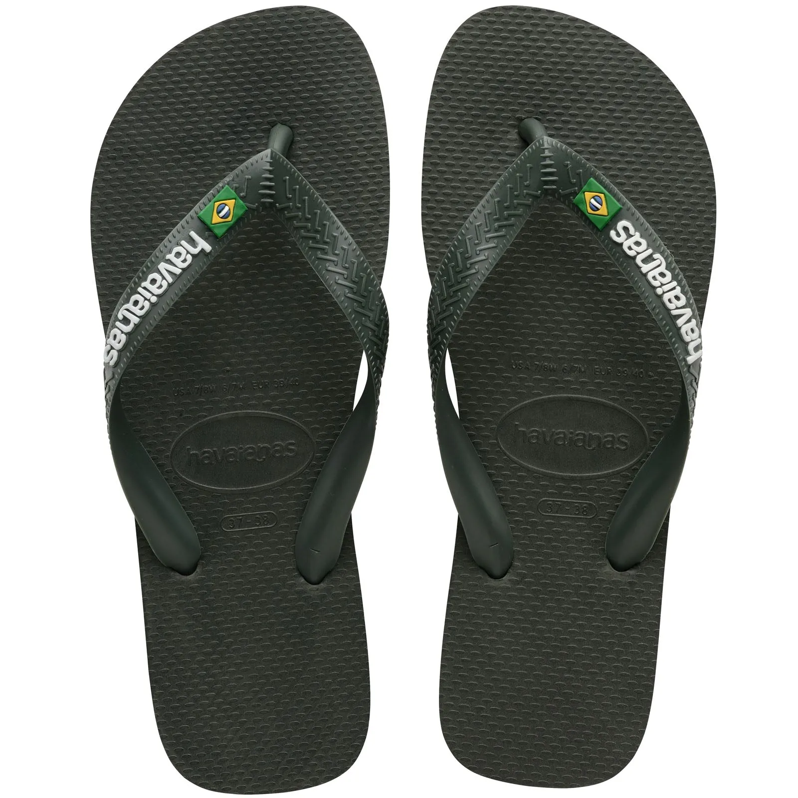 Havaianas Brasil Logo Flip Flops