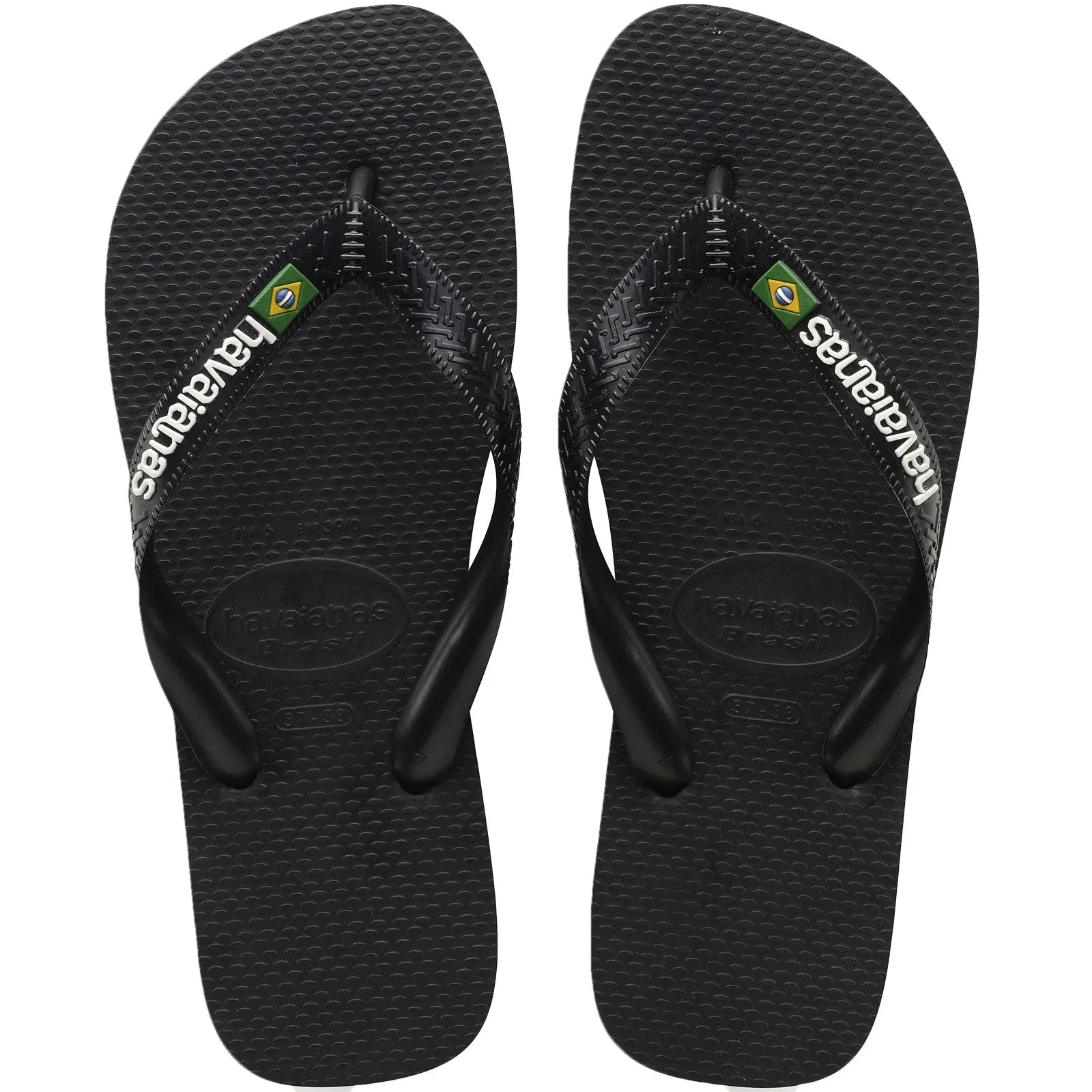 Havaianas Brasil Logo Flip Flops