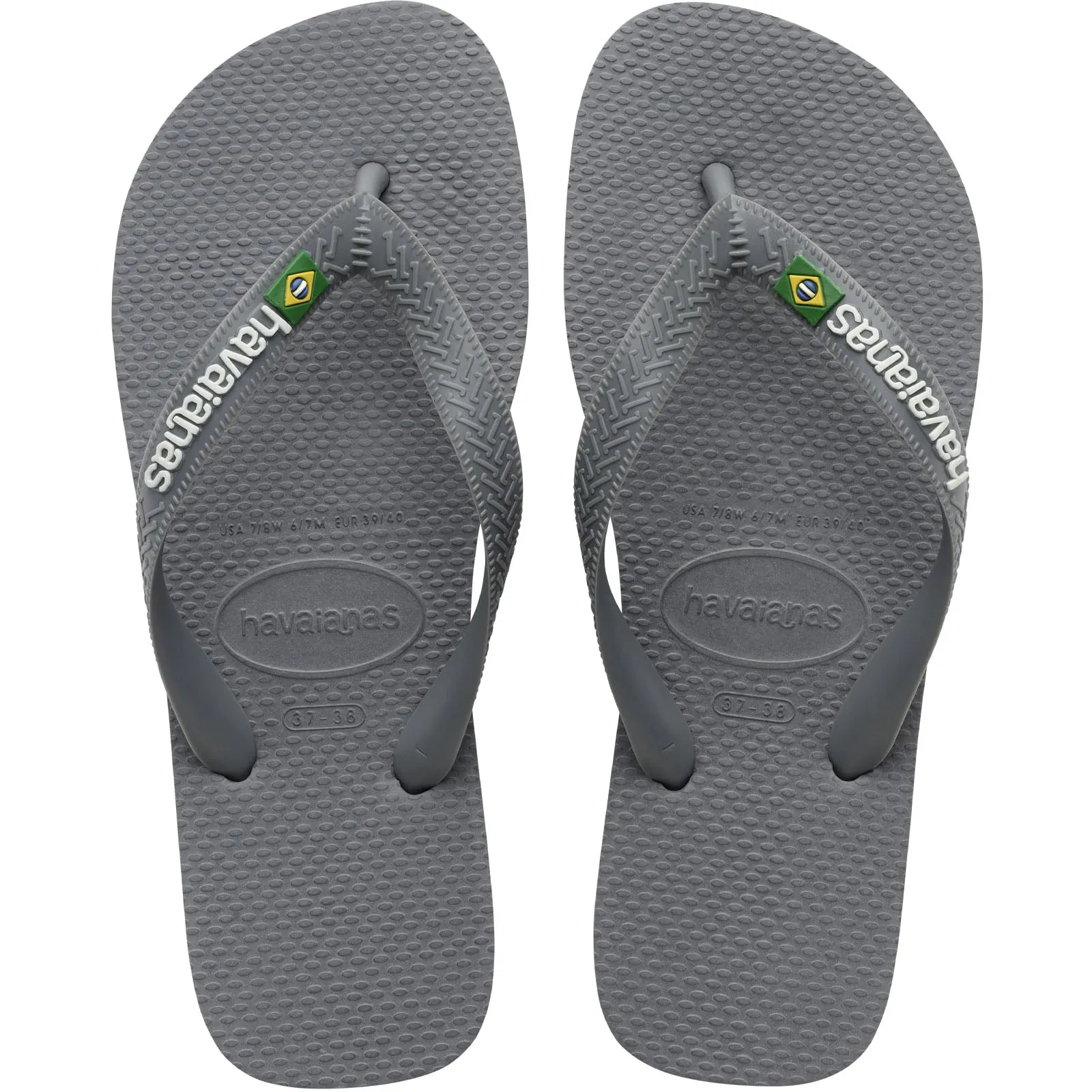 Havaianas Brasil Logo Flip Flops