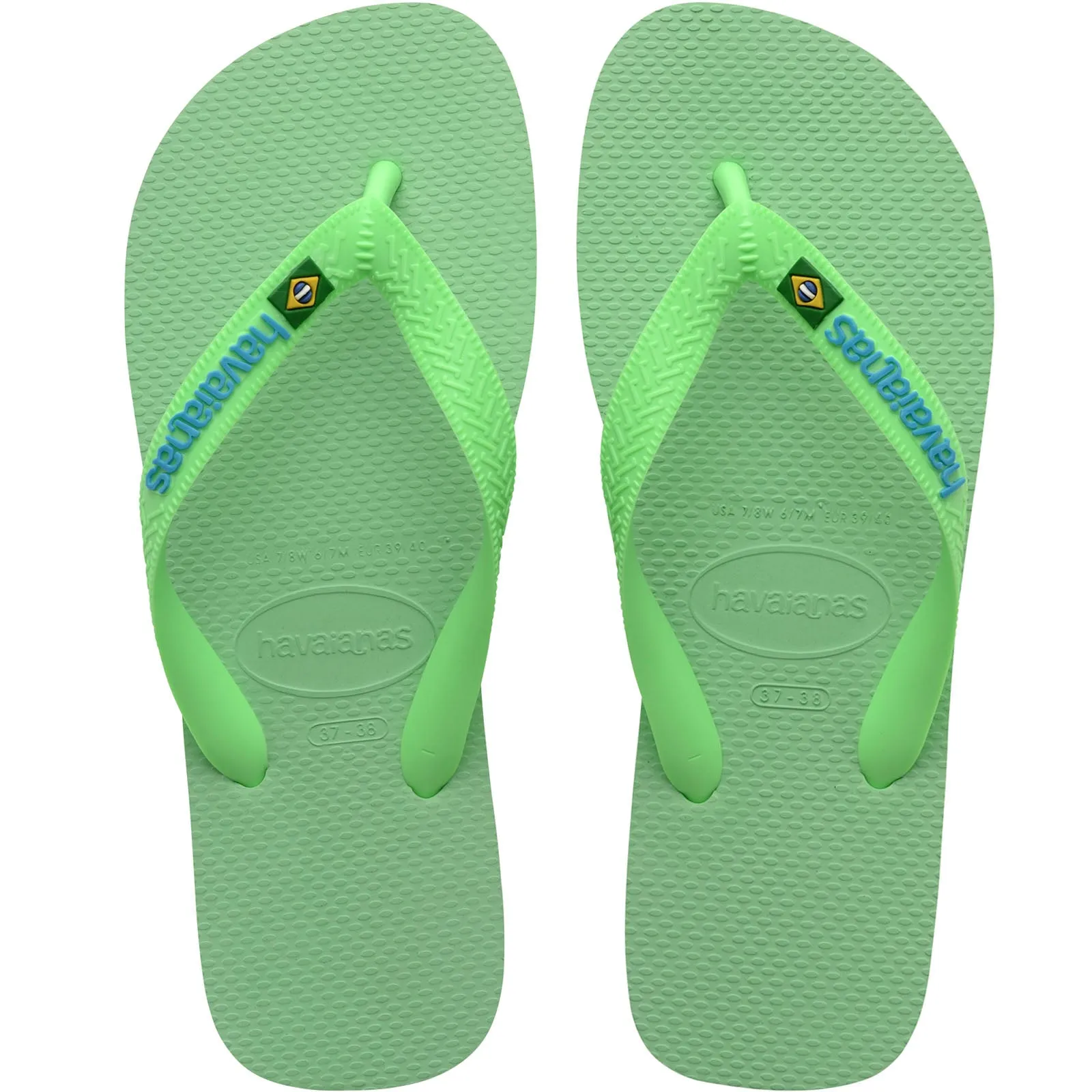 Havaianas Brasil Logo Flip Flops