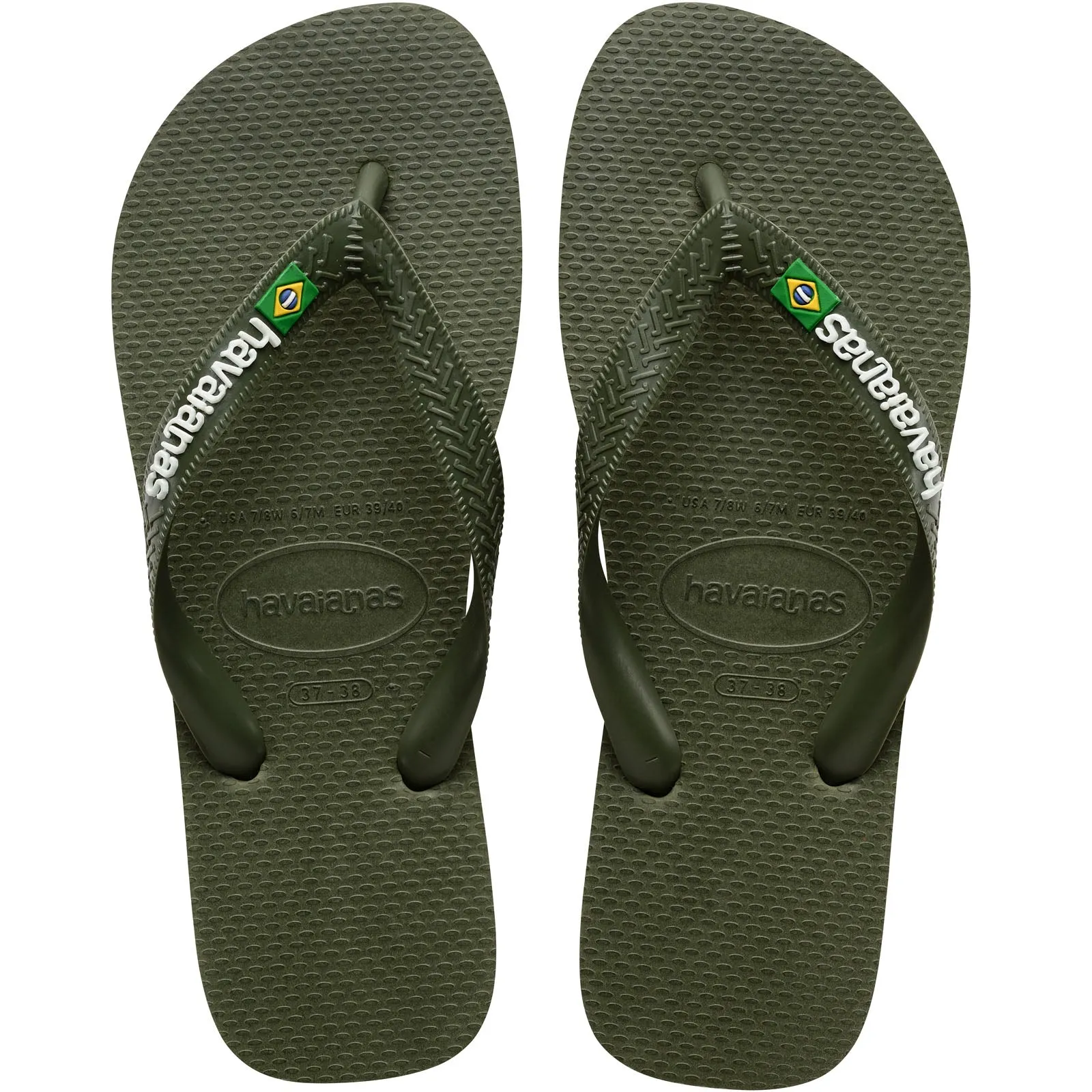 Havaianas Brasil Logo Flip Flops