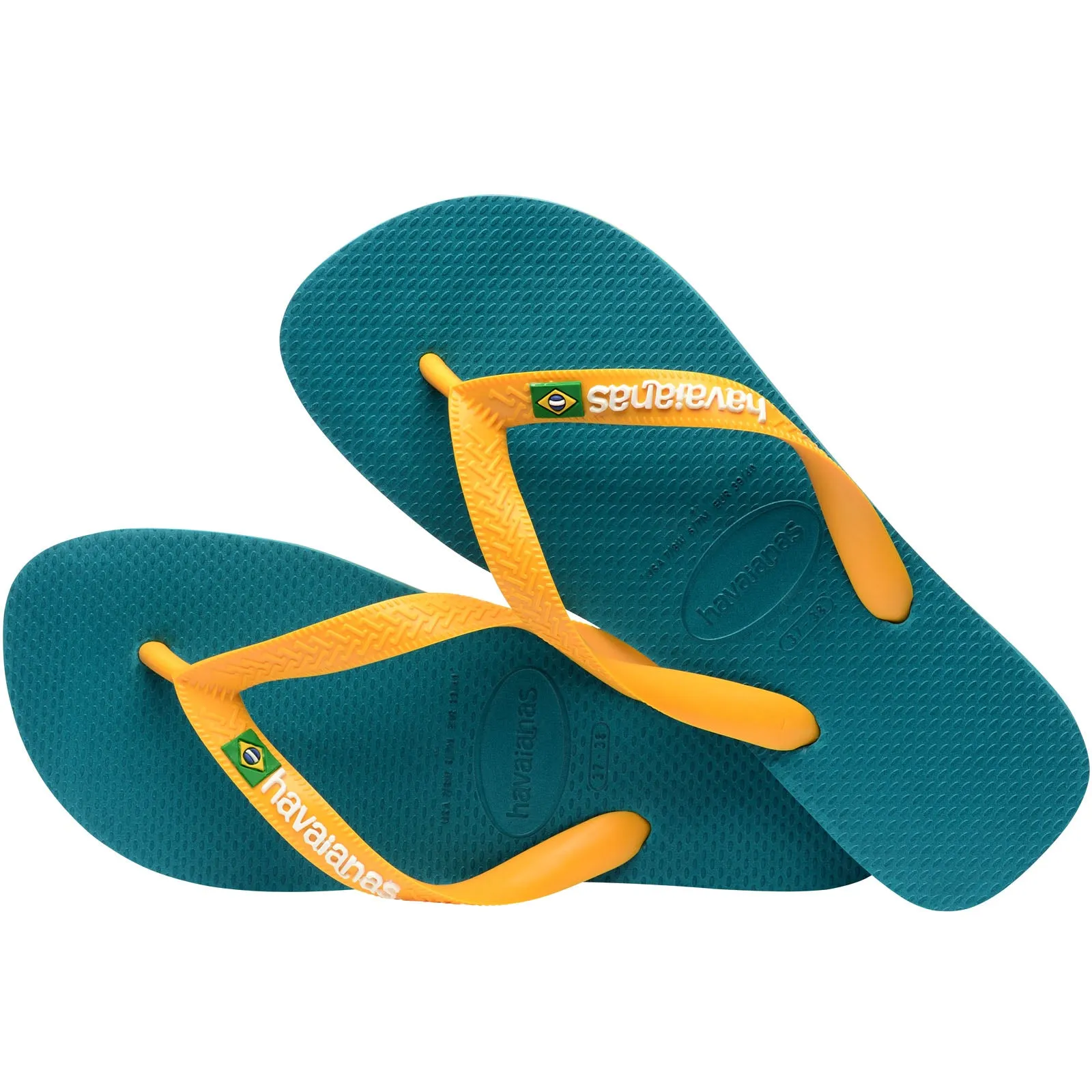 Havaianas Brasil Logo Flip Flops