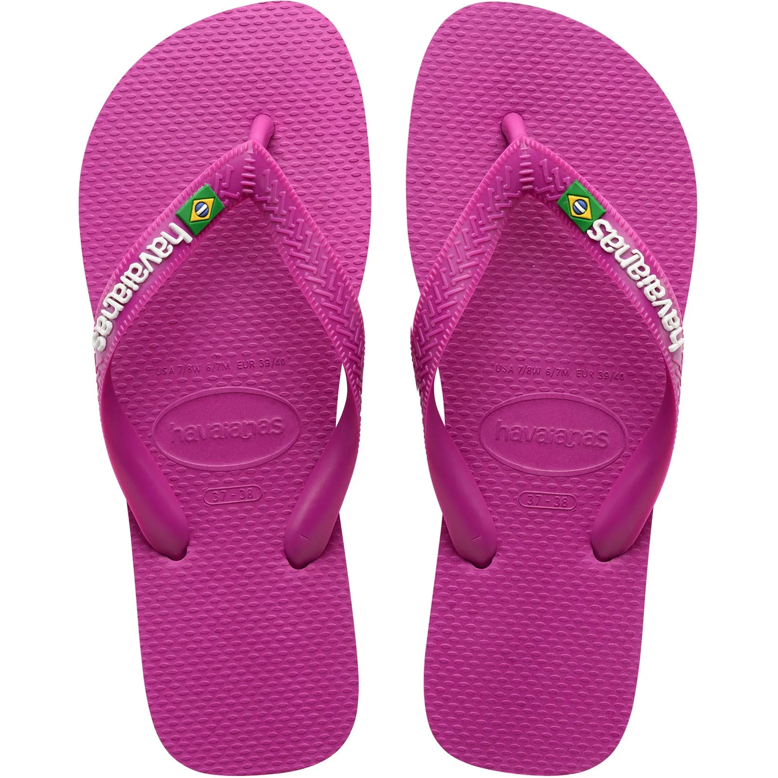 Havaianas Brasil Logo Flip Flops