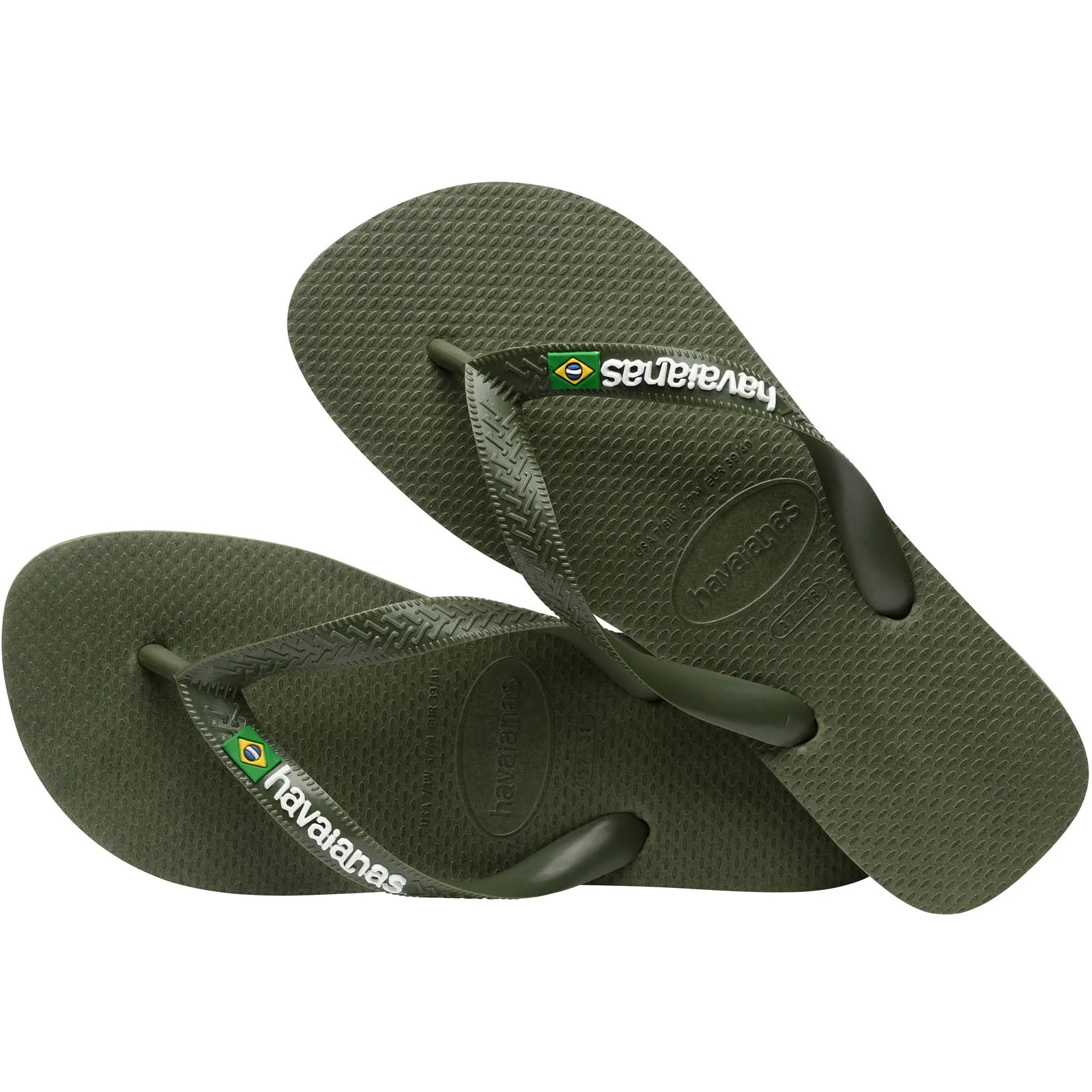 Havaianas Brasil Logo Flip Flops