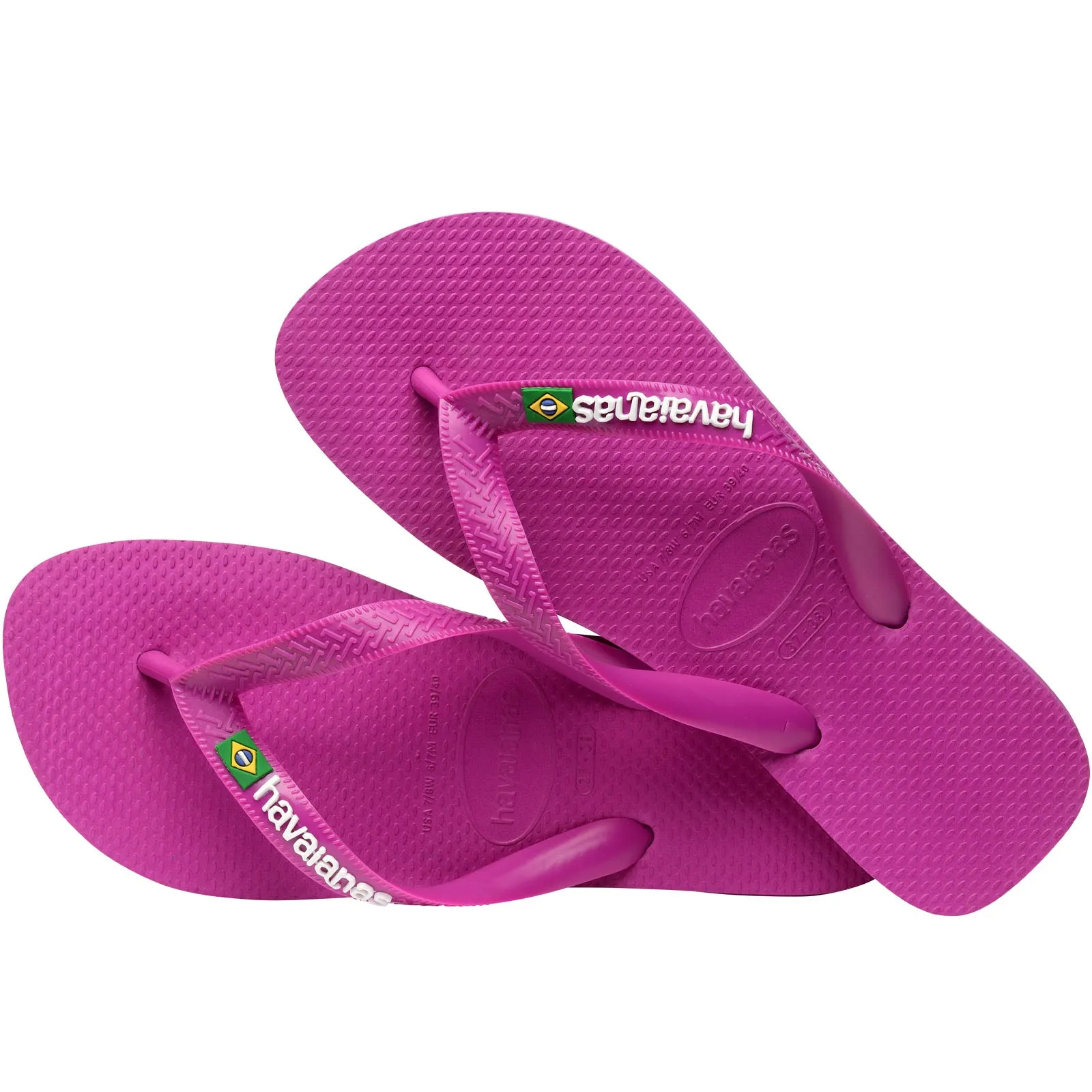 Havaianas Brasil Logo Flip Flops