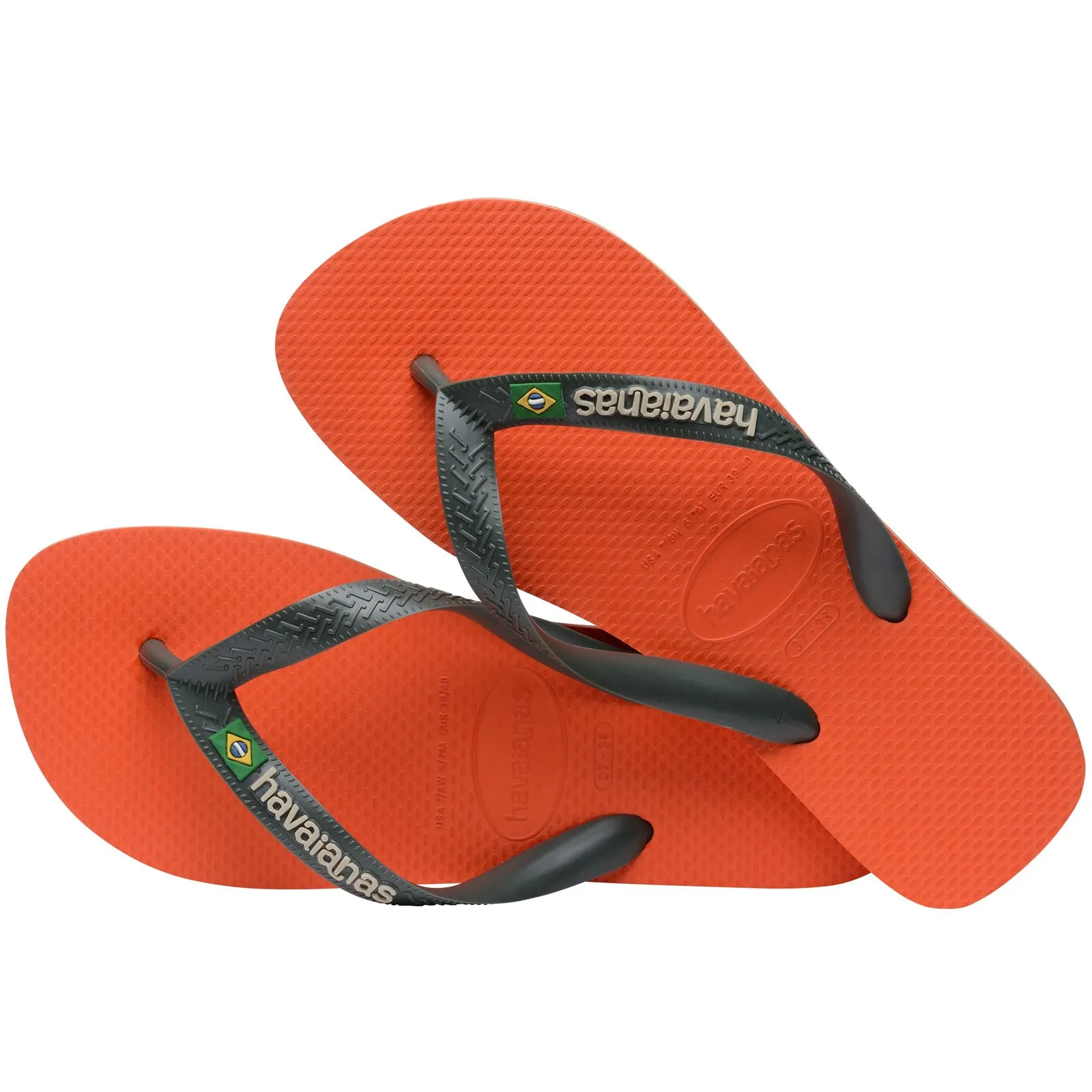 Havaianas Brasil Logo Flip Flops