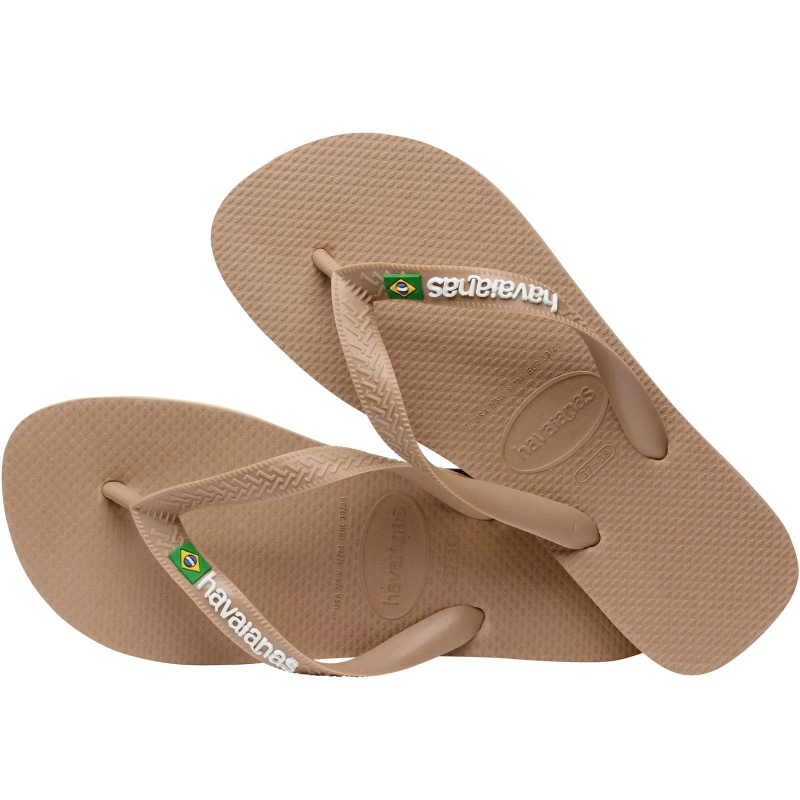 Havaianas Brasil Logo Flip Flops