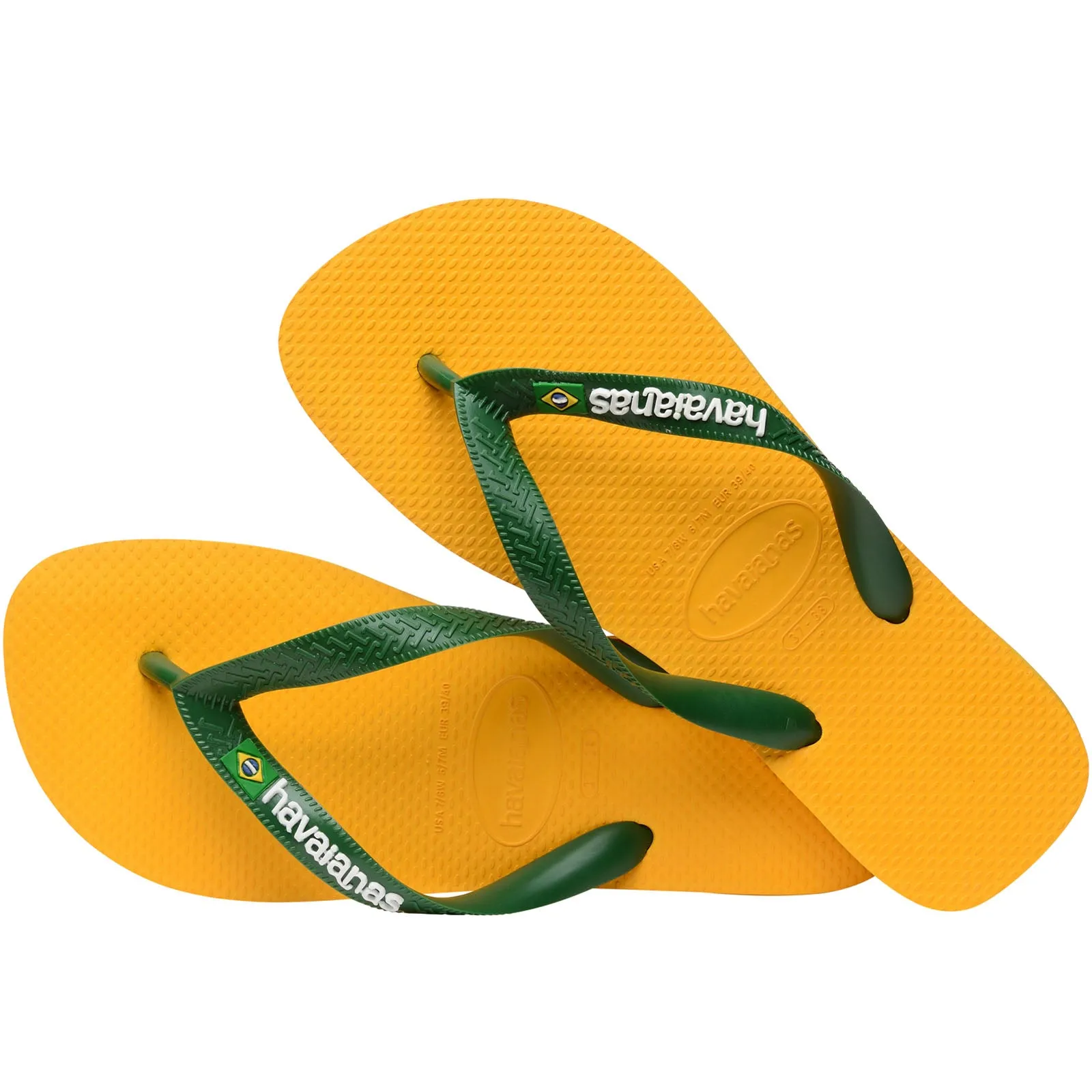 Havaianas Brasil Logo Flip Flops