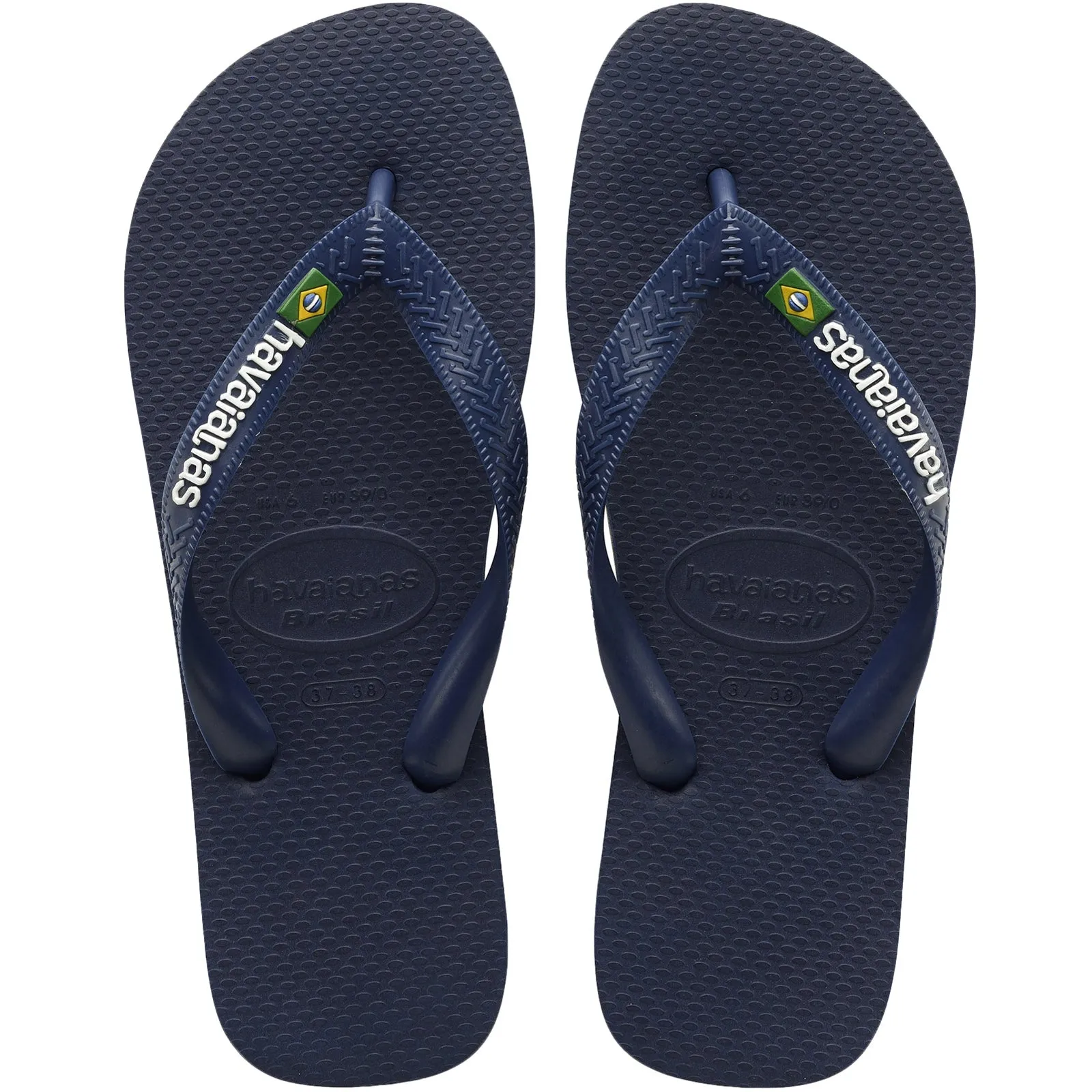 Havaianas Brasil Logo Flip Flops