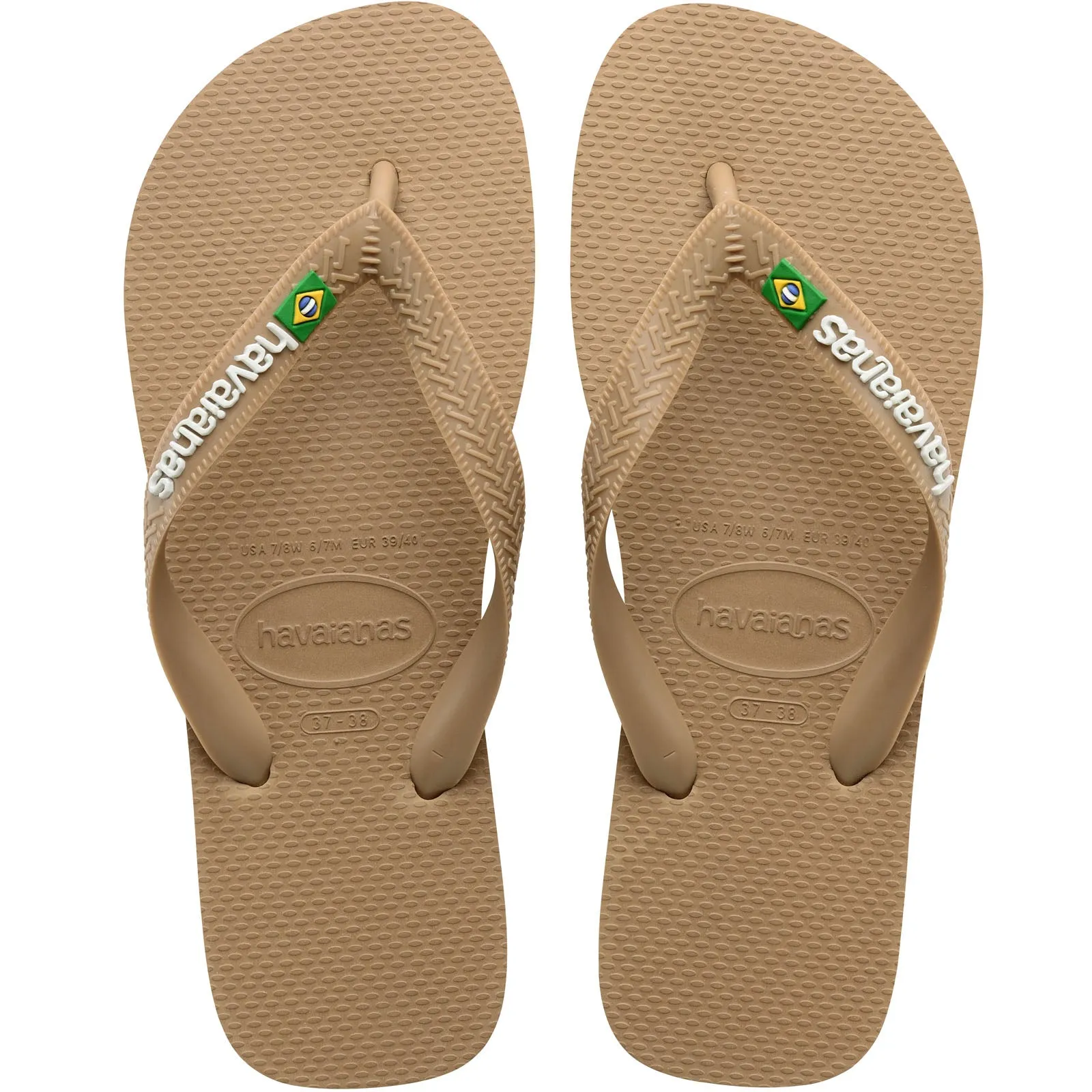 Havaianas Brasil Logo Flip Flops