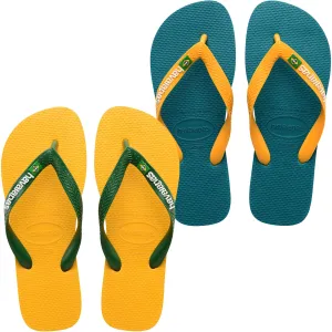 Havaianas Brasil Logo Flip Flops