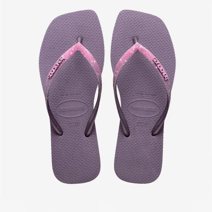 HAVAIANAS MALVE GLITTER SQUARE