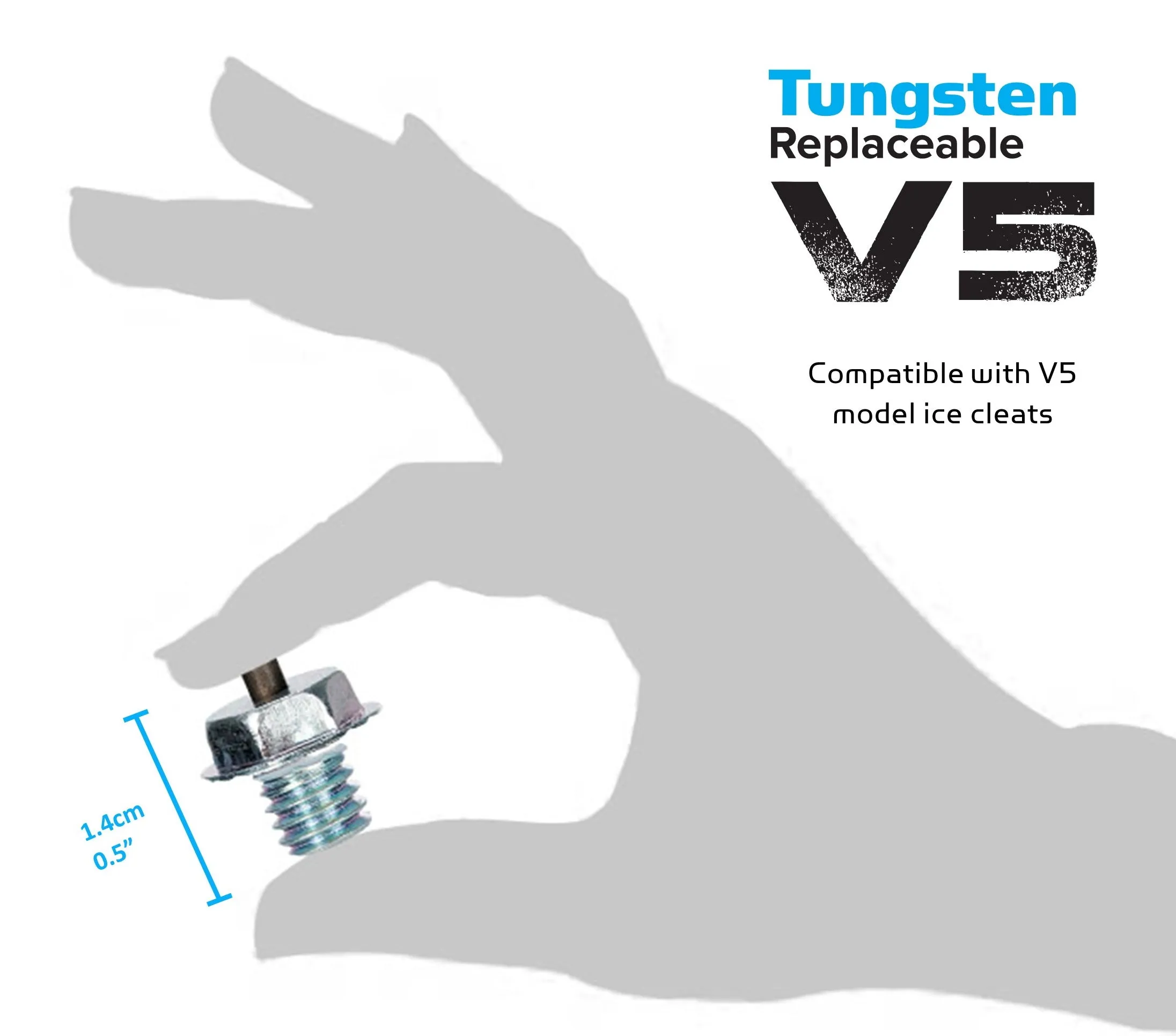 ICETRAX Tungsten Replacement Spikes for V5 Ice Cleats