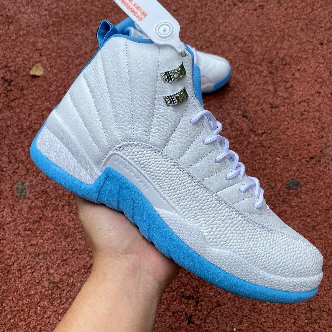 Jordan 12 Retro 'White/University Blue'