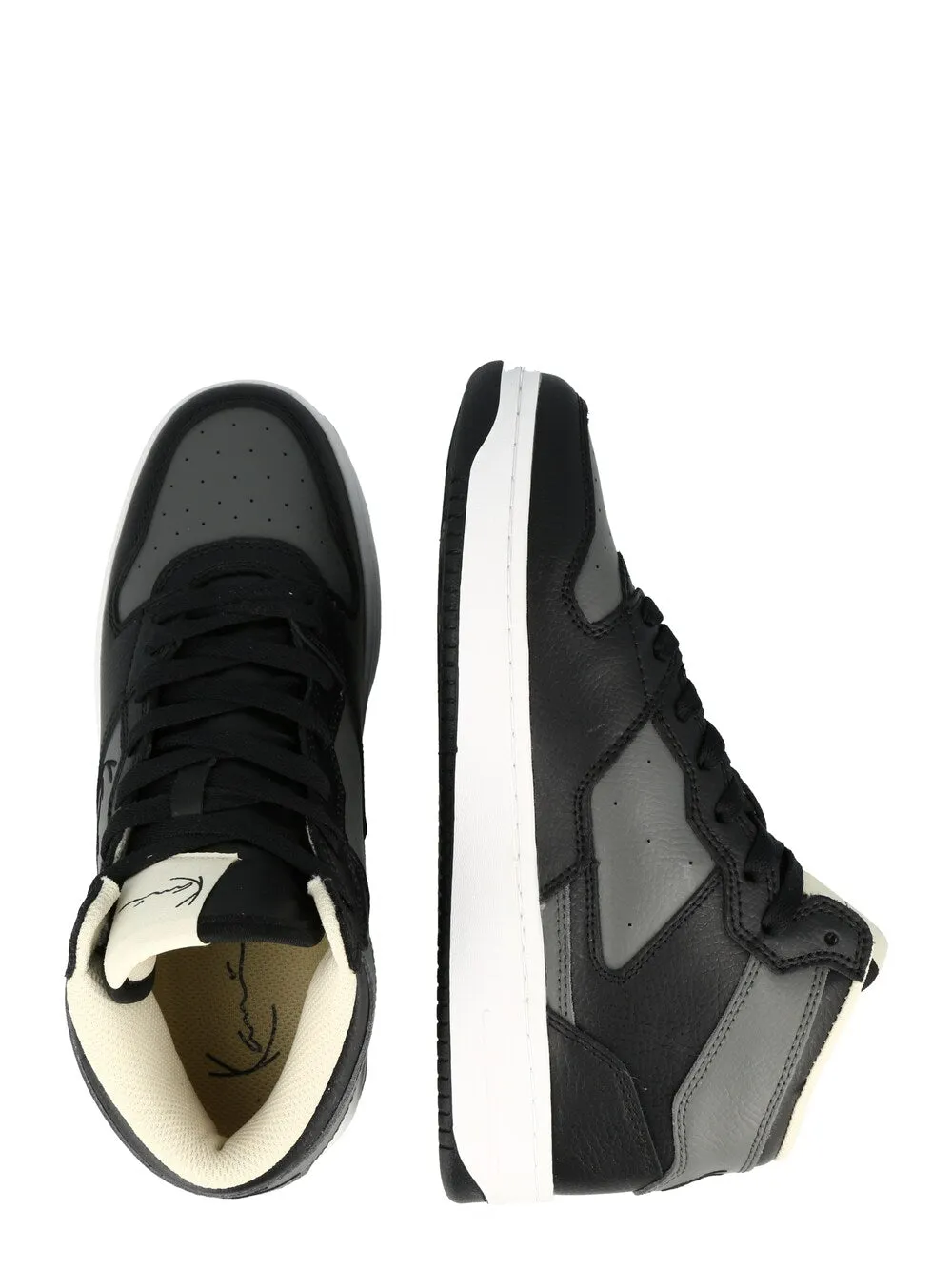 Karl Kani High Top Sneakers, Black