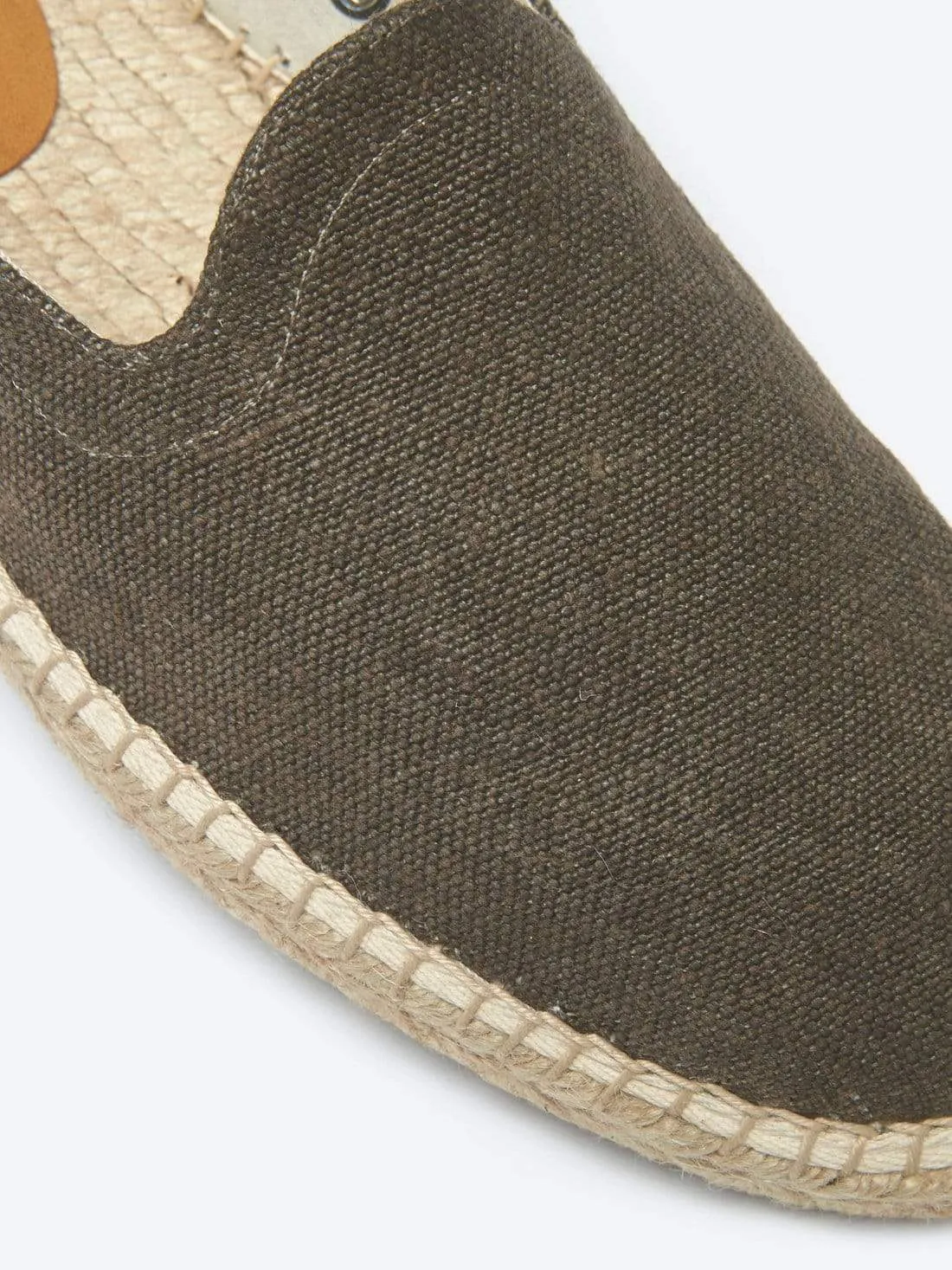 KHAKI LINEN ESPADRILLES - ASSORTED